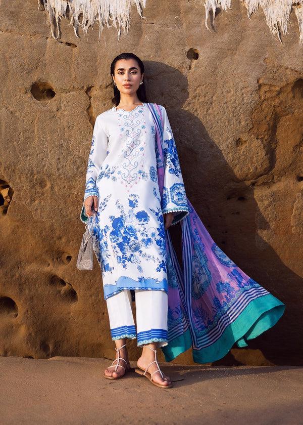 SIRAA BY SADAF FAWAD KHAN  Blue Pottery